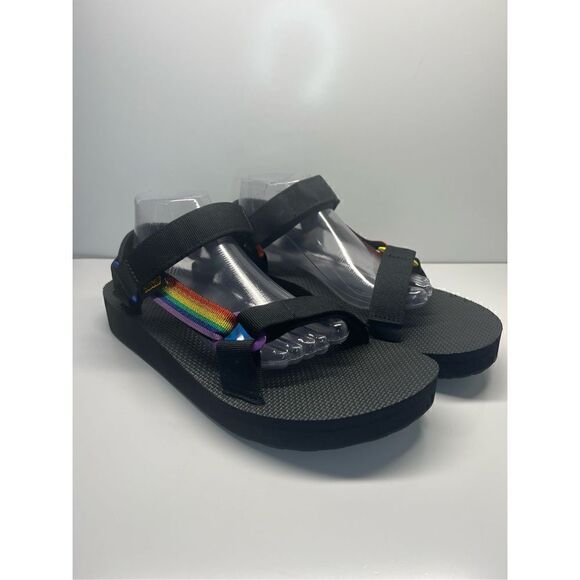 TEVA mens Sz 11 Midform Universal Rainbow Pride Sandal - Picture 1 of 13